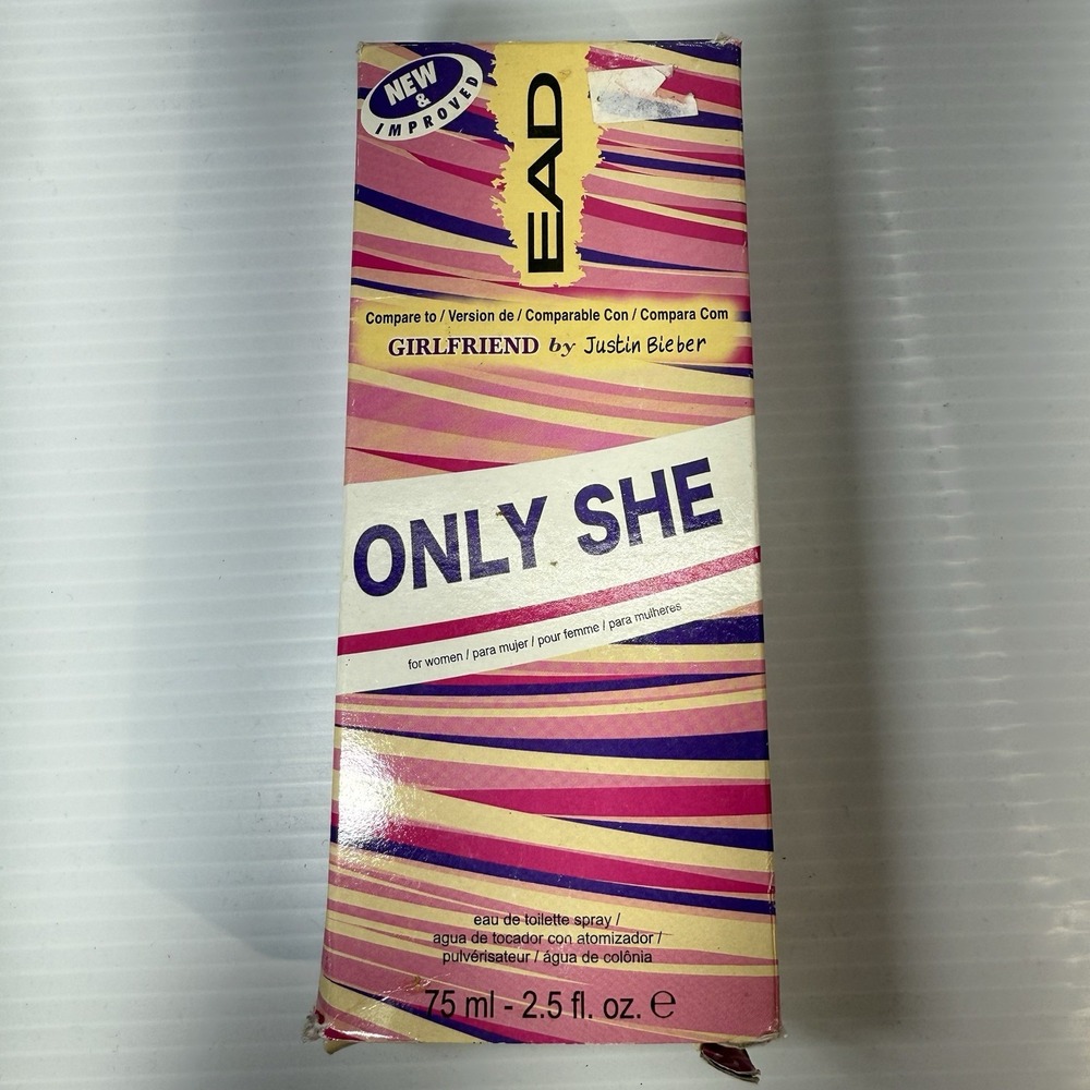Lot of 2x EAD Only She Perfume Spray for Women 2.5 oz 75ml Eau De Toilette